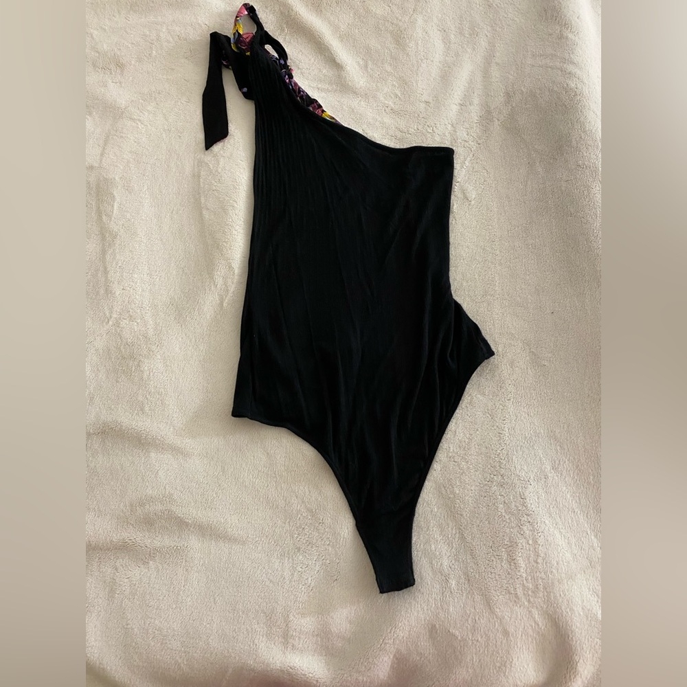 Free people open back body suit